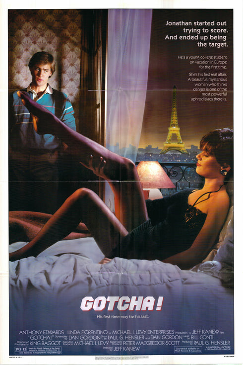 gotcha 1985 one sheet poster folded